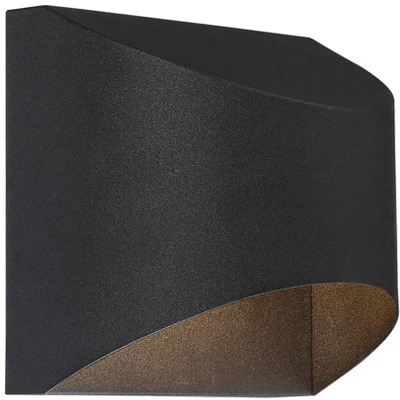 Possini Euro Design Ratner Modern Outdoor Wall Light Fixture Black Dark Sky LED Downlight 5 1/2" For Post Exterior Barn Deck House Porch Yard Patio 6 Possini Euro Design Ratner Modern Outdoor Wall Light Fixture Black Dark Sky LED Downlight 5 1/2" For Post Exterior Barn Deck House Porch Yard Patio - Image 4
