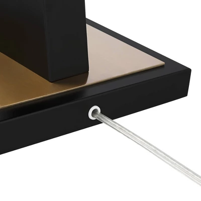 Possini Euro Design Rialto Modern Arched Floor Lamp 68 1/4" Tall Warm Gold Matte Black 3 Light Frosted White Glass Orb Shade For Living Room Reading 6 Possini Euro Design Rialto Modern Arched Floor Lamp 68 1/4" Tall Warm Gold Matte Black 3 Light Frosted White Glass Orb Shade For Living Room Reading - Image 4