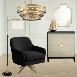 Possini Euro Design Modern Downbridge Floor Lamp 64" Tall Black Brass Metal Linen Drum Shade For Living Room Reading Bedroom Home 17 Possini Euro Design Modern Downbridge Floor Lamp 64" Tall Black Brass Metal Linen Drum Shade For Living Room Reading Bedroom Home -Possini Euro Design GUEST 03289da9 7ba1 4ac2 8665 96b8783c2427