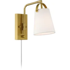 Possini Euro Design Possini Euro Erica 11" High Antique Brass Plug-In Wall Sconce 14 Possini Euro Design Possini Euro Erica 11" High Antique Brass Plug-In Wall Sconce -Possini Euro Design GUEST 0348e8e6 574c 4760 b685 7ff52ee499c3