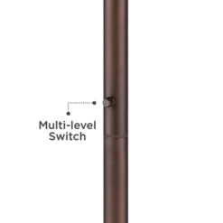 Possini Euro Design Meridian Modern 72" Tall Floor Lamp Oil Rubbed Bronze Metal Light Blaster LED Black Drum Shade For Living Room Bedroom -Possini Euro Design GUEST 039a9295 b50b 4c69 bac9 135c721a9fc8 1