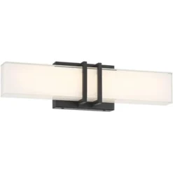 Possini Euro Design Possini Euro Exeter 17" Wide Black LED Bathroom Vanity Light 15 Possini Euro Design Possini Euro Exeter 17" Wide Black LED Bathroom Vanity Light -Possini Euro Design GUEST 040ad3df be91 44ec ac6c d35bf1abd2d8