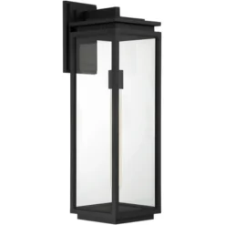 Possini Euro Design Atkins Modern Outdoor Wall Light Fixture Matte Black 24" Clear Glass For Post Exterior Barn Deck House Porch Yard Patio Outside 13 Possini Euro Design Atkins Modern Outdoor Wall Light Fixture Matte Black 24" Clear Glass For Post Exterior Barn Deck House Porch Yard Patio Outside -Possini Euro Design GUEST 05c3711f a92b 4222 92f3 1a46b2a827e4