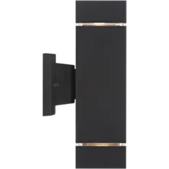 Possini Euro Design Skyridge 11 3/4" High Mid Century Modern Outdoor Wall Light Fixture Mount Porch House Exterior Up-Down LED Bulb Black Aluminum 15 Possini Euro Design Skyridge 11 3/4" High Mid Century Modern Outdoor Wall Light Fixture Mount Porch House Exterior Up-Down LED Bulb Black Aluminum -Possini Euro Design GUEST 06c4acfa 11b1 419f 95a2 4dbd2c882c53
