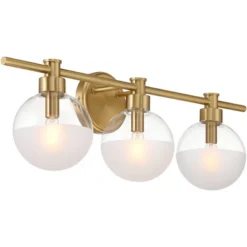 Possini Euro Design Possini Euro Leggio 27" Wide Warm Brass 3-Light Bath Light 11 Possini Euro Design Possini Euro Leggio 27" Wide Warm Brass 3-Light Bath Light -Possini Euro Design GUEST 0701ca09 b4b7 4955 b7c0 9273afd2c31f