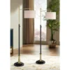 Possini Euro Design Burbank Modern 64" Tall Standing Floor Lamps Set Of 2 Lights Task Downbridge Black Gold Metal Brass Finish Living Room Bedroom -Possini Euro Design GUEST 07325f4e 8b72 47ed 8be9 55be15eb03ce