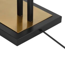 Possini Euro Design Torrance Modern Industrial 65" Tall Downbridge Arc Floor Lamp Matte Black Warm Gold Frosted Glass Shade For Living Room -Possini Euro Design GUEST 08043381 52da 4f00 983d 2bdb7dbbb16b