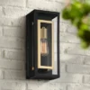 Possini Euro Design Double Box Industrial Outdoor Wall Light Fixture Matte Black Warm Brass 15 1/2" Clear Glass Post Exterior Barn Deck House Porch 2 Possini Euro Design Double Box Industrial Outdoor Wall Light Fixture Matte Black Warm Brass 15 1/2" Clear Glass Post Exterior Barn Deck House Porch -Possini Euro Design GUEST 09b3678d 3450 440e b013 8611b4d6acbe