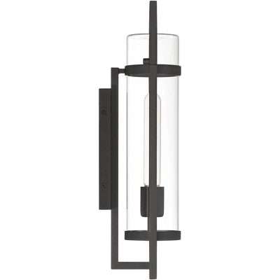 Possini Euro Design Possini Euro Castello 18"H Sand Black Marine Grade Outdoor Wall Light 10 Possini Euro Design Possini Euro Castello 18"H Sand Black Marine Grade Outdoor Wall Light - Image 8