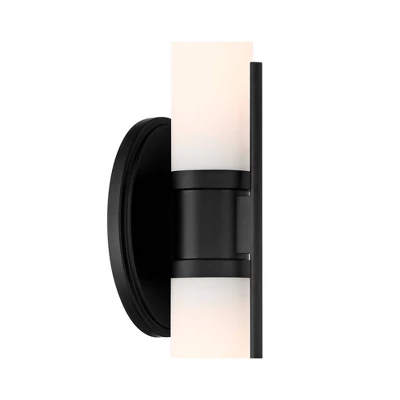 Possini Euro Design Abron Industrial Modern Wall Light Black Hardwire 24" Light Bar LED Fixture Frosted Glass For Bedroom Bathroom Vanity Living Room 10 Possini Euro Design Abron Industrial Modern Wall Light Black Hardwire 24" Light Bar LED Fixture Frosted Glass For Bedroom Bathroom Vanity Living Room - Image 8