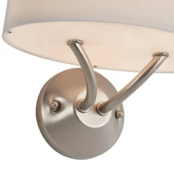Possini Euro Design Possini Euro 11 3/4" High Brushed Nickel Modern Wall Sconce Light -Possini Euro Design GUEST 0cfac518 ec51 49e5 9d29 5cb9c123d15b