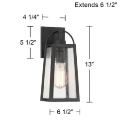 Possini Euro Design Woodley 13" High Modern Outdoor Wall Light Fixture Mount Porch House Set Of 2 Weatherproof Sand Black Aluminum Seeded Glass Shade 12 Possini Euro Design Woodley 13" High Modern Outdoor Wall Light Fixture Mount Porch House Set Of 2 Weatherproof Sand Black Aluminum Seeded Glass Shade -Possini Euro Design GUEST 0e3f4494 521a 490e 8b9c 20efff2643ad