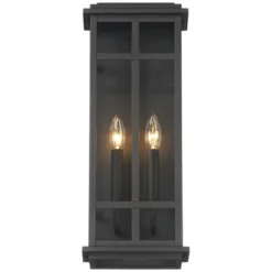 Possini Euro Design Metrix Modern Wall Light Sconce Black Metal Hardwired 8 1/4" 2-Light Fixture Clear Glass For Bedroom Bathroom Vanity 13 Possini Euro Design Metrix Modern Wall Light Sconce Black Metal Hardwired 8 1/4" 2-Light Fixture Clear Glass For Bedroom Bathroom Vanity -Possini Euro Design GUEST 101a8913 3bec 45f7 8a0b 34f4b5974a5c