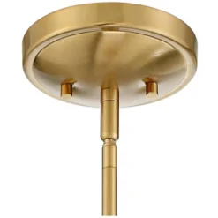 Possini Euro Design Orilla Brass Mini Pendant Light 11 3/4" Wide Mid Century Modern White Opal Glass Shade For Dining Room House Foyer Kitchen Island -Possini Euro Design GUEST 11c36b58 0443 476e 9baa 627378216c17