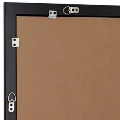 Possini Euro Design Metzeo Rectangular Vanity Decorative Wall Mirror Modern Beveled Edge Matte Black Metal Frame 22" Wide Bathroom -Possini Euro Design GUEST 12811abe e35c 4524 9593 bb50f3708f0c