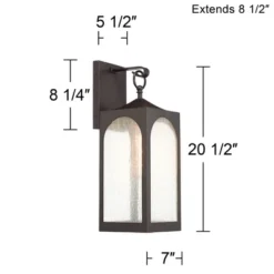 Possini Euro Design Tyne Modern Outdoor Wall Light Fixture Bronze 20 1/2" Seedy Glass For Post Exterior Barn Deck House Porch Yard Posts Patio Home 14 Possini Euro Design Tyne Modern Outdoor Wall Light Fixture Bronze 20 1/2" Seedy Glass For Post Exterior Barn Deck House Porch Yard Posts Patio Home -Possini Euro Design GUEST 12839ca8 a9a2 4513 bec8 5cd2eb36f7a2