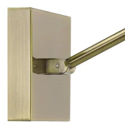 Possini Euro Design Henry 17" High Modern Picture Wall Lamp Light Fixture Mount Living Room Indoor Hallway Entry-way LED Hardwired Gold Antique Brass -Possini Euro Design GUEST 14bfcca1 cb95 485f ac85 c64cc5934111