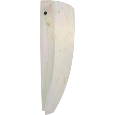 Possini Euro Design Isola Modern Wall Light Sconce Caramel Amber Art Glass 7" Fixture For Bedroom Bathroom Vanity Reading Living Room Hallway House 7 Possini Euro Design Isola Modern Wall Light Sconce Caramel Amber Art Glass 7" Fixture For Bedroom Bathroom Vanity Reading Living Room Hallway House - Image 5