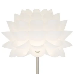 Possini Euro Design Modern Floor Lamp 63" Tall Brushed Steel White Orb Petal Flower Shade Dimmable For Living Room Reading Bedroom Office 12 Possini Euro Design Modern Floor Lamp 63" Tall Brushed Steel White Orb Petal Flower Shade Dimmable For Living Room Reading Bedroom Office -Possini Euro Design GUEST 1ee7c0ee 1aa8 4df0 8add ba2c05ed5326
