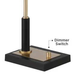 Possini Euro Design Cartwright 32" Tall Large Modern Glam Desk Lamps Set Of 2 USB Port Black Brass Finish Metal Home Office Living Room Charging -Possini Euro Design GUEST 1f0968a3 730d 4445 b39b 2aa8ba2ceb4b