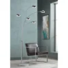 Possini Euro Design Infini Mid Century Modern Arc Floor Lamp 78" Tall Chrome 5 Light Swivel Dome Shades For Living Room Reading Bedroom Office House -Possini Euro Design GUEST 2040cf42 e983 433e a466 814ba63822a6