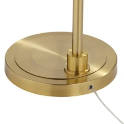 Possini Euro Design Kipling Modern 62 1/2" Tall Downbridge Arc Floor Lamp Warm Gold Metal Clear Glass Shade For Living Room Reading House -Possini Euro Design GUEST 2130cb59 9bcf 49ff 94d9 d6baf96111b9