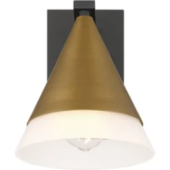 Possini Euro Design Possini Euro Leo 10"H Sand Black And Antique Brass Outdoor Wall Light 15 Possini Euro Design Possini Euro Leo 10"H Sand Black And Antique Brass Outdoor Wall Light -Possini Euro Design GUEST 2289d3f6 5b80 4916 8b1a 67827b97e0a4