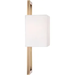 Possini Euro Design Modena Modern Wall Light Sconce French Brass Hardwire 9 1/2" Fixture Faux Silk Shade For Bedroom Reading Living Room Hallway Home 13 Possini Euro Design Modena Modern Wall Light Sconce French Brass Hardwire 9 1/2" Fixture Faux Silk Shade For Bedroom Reading Living Room Hallway Home -Possini Euro Design GUEST 269ac2ed be39 4afc a1b5 5cdd782762e7