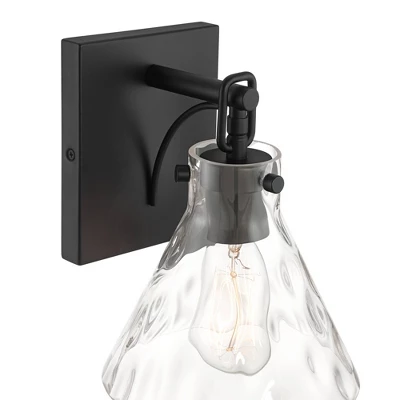 Possini Euro Design Possini Euro Ishii 9 1/4" Wide Matte Black Wall Sconce Set Of 2 4 Possini Euro Design Possini Euro Ishii 9 1/4" Wide Matte Black Wall Sconce Set Of 2 - Image 2