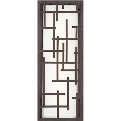 Possini Euro Design Outdoor Wall Light Fixture Bronze LED 16 1/4" High White Cased Glass For Exterior Barn Deck House Porch Yard Patio Outside Garage 6 Possini Euro Design Outdoor Wall Light Fixture Bronze LED 16 1/4" High White Cased Glass For Exterior Barn Deck House Porch Yard Patio Outside Garage - Image 4