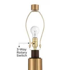 Possini Euro Design Boulevard Modern Glam Luxury 64 1/2" Tall Standing Floor Lamp Column Warm Gold Metal Living Room Bedroom House Reading Office -Possini Euro Design GUEST 285e88cd b24d 45c7 9819 250ecb20e4b1