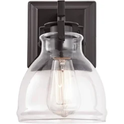 Possini Euro Design Bellis Industrial Modern Wall Light Sconce Bronze Hardwire 6" Fixture Clear Glass Shade For Bedroom Bedside Bathroom Vanity Home 10 Possini Euro Design Bellis Industrial Modern Wall Light Sconce Bronze Hardwire 6" Fixture Clear Glass Shade For Bedroom Bedside Bathroom Vanity Home -Possini Euro Design GUEST 286149a7 ace2 46cc ade6 7f1548b72b93