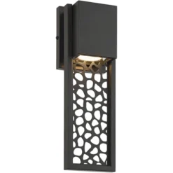Possini Euro Design Possini Euro Miele 16" High Matte Black Outdoor LED Wall Light 19 Possini Euro Design Possini Euro Miele 16" High Matte Black Outdoor LED Wall Light -Possini Euro Design GUEST 2921bca8 8bfc 4dce aff9 a17020bc43be