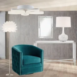 Possini Euro Design Modern Floor Lamp 63" Tall Brushed Steel White Orb Petal Flower Shade Dimmable For Living Room Reading Bedroom Office 17 Possini Euro Design Modern Floor Lamp 63" Tall Brushed Steel White Orb Petal Flower Shade Dimmable For Living Room Reading Bedroom Office -Possini Euro Design GUEST 2ad11e22 a140 4b2e 91fb 09c0173afa4b