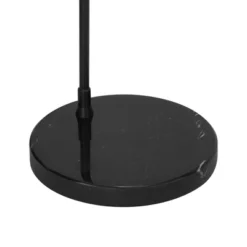 Possini Euro Design Luka Modern 71" Tall Standing Floor Lamp Curved Arc Foot Switch Black Metal Living Room Bedroom House Reading Linen Drum Shade -Possini Euro Design GUEST 2d971956 d683 4f52 884a 0a23b8e3a663