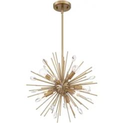 Possini Euro Design Janae Warm Gold Sputnik Chandelier 18" Wide Modern Crystal 9-Light Fixture For Dining Room House Foyer Kitchen Island Entryway 13 Possini Euro Design Janae Warm Gold Sputnik Chandelier 18" Wide Modern Crystal 9-Light Fixture For Dining Room House Foyer Kitchen Island Entryway -Possini Euro Design GUEST 2e997609 da2e 4ca8 8a77 308c79588cd7