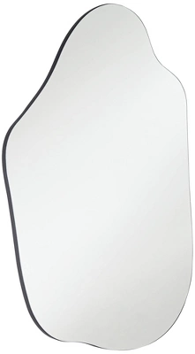 Possini Euro Design Casper Decorative Wall Mirror Modern Abstract Silver Frameless 29 1/2" Wide Bedroom Living Room Home House 5 Possini Euro Design Casper Decorative Wall Mirror Modern Abstract Silver Frameless 29 1/2" Wide Bedroom Living Room Home House - Image 4