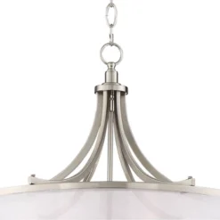 Possini Euro Design Nor Brushed Nickel Pendant Chandelier 23" Wide Modern Double White Organza Shade 6-Light Fixture For Dining Room Kitchen Island 12 Possini Euro Design Nor Brushed Nickel Pendant Chandelier 23" Wide Modern Double White Organza Shade 6-Light Fixture For Dining Room Kitchen Island -Possini Euro Design GUEST 2f5c0868 66c9 41ba a1f8 920e9fb342f5