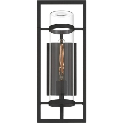 Possini Euro Design Possini Euro Castello 18"H Sand Black Marine Grade Outdoor Wall Light 7 Possini Euro Design Possini Euro Castello 18"H Sand Black Marine Grade Outdoor Wall Light - Image 5