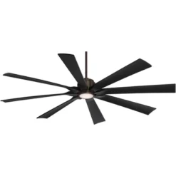 Possini Euro Design 70" Defender Modern Indoor Outdoor Ceiling Fan 8 Blade LED Light Remote Control Oil Rubbed Bronze Black Blades Bedroom Patio 15 Possini Euro Design 70" Defender Modern Indoor Outdoor Ceiling Fan 8 Blade LED Light Remote Control Oil Rubbed Bronze Black Blades Bedroom Patio -Possini Euro Design GUEST 33208467 6b89 4289 b10f 42a9c4747ef1
