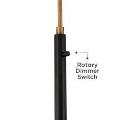 Possini Euro Design Modern Arc Floor Lamp 63 1/2" Tall Warm Gold Black Metal Cage Off-White Linen Shade For Living Room Reading 11 Possini Euro Design Modern Arc Floor Lamp 63 1/2" Tall Warm Gold Black Metal Cage Off-White Linen Shade For Living Room Reading -Possini Euro Design GUEST 369e1751 4dc9 4178 afd9 733397027d5b