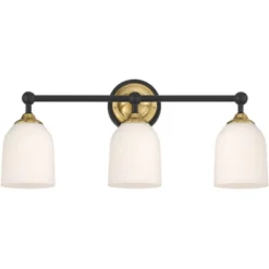 Possini Euro Design Possini Euro Zaragoza 23" Wide Gold And Black 3-Light Bath Light 13 Possini Euro Design Possini Euro Zaragoza 23" Wide Gold And Black 3-Light Bath Light -Possini Euro Design GUEST 39db81a2 fe4b 4cb7 8982 f978e9b38334