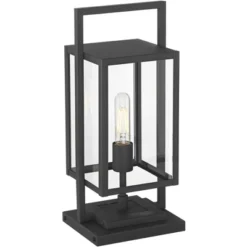 Possini Euro Design Possini Euro Jericho 17" High Textured Black Outdoor Pier Mount Light 19 Possini Euro Design Possini Euro Jericho 17" High Textured Black Outdoor Pier Mount Light -Possini Euro Design GUEST 3b7fe80b 4f27 4216 a8f9 423308506978