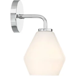 Possini Euro Design Possini Euro Grace 10 3/4" High Chrome Wall Sconce -Possini Euro Design GUEST 3cfaff08 3a0b 4f1c b4ff bb7751cb1466