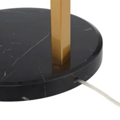 Possini Euro Design Modern Art Deco Arc Floor Lamp 64 1/2" Tall Warm Gold Metal Pleated Fabric Cone Shade For Living Room Reading Family Bedroom House -Possini Euro Design GUEST 41887c93 6515 47a3 a3c3 5f0cec2d4dc2