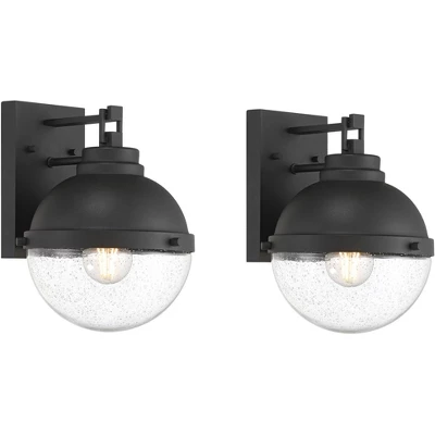 Possini Euro Design Possini Euro Sargasso 11" Black Marine Outdoor Wall Light Set Of 2 11 Possini Euro Design Possini Euro Sargasso 11" Black Marine Outdoor Wall Light Set Of 2 - Image 9