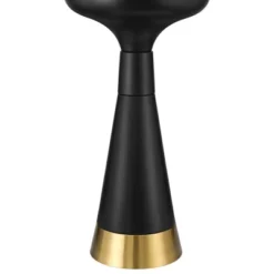 Possini Euro Design Otis Mid Century Modern 66" Tall Standing Floor Lamp Tray Table Pull Chain Black Gold Metal Living Room Bedroom House Reading -Possini Euro Design GUEST 42548823 ea49 4bb3 8762 9492f1a4b2c7