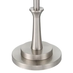 Possini Euro Design Burbank Modern 64" Tall Standing Floor Lamp Downbridge Pole Silver Metal Brushed Nickel Finish Living Room Bedroom House Reading -Possini Euro Design GUEST 42a66cd2 b6ea 4baa ac8b a520026ed200