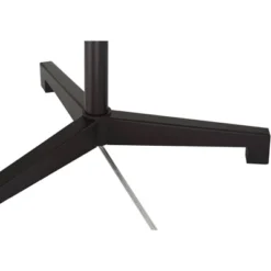 Possini Euro Design Tarrah Modern 68 1/2" Tall Standing Floor Lamp Skinny Tripod Pull Chain Brown Metal Bronze Finish Double Drum White Shade -Possini Euro Design GUEST 453328ef deb3 4ae2 999f 9a473f7bea12