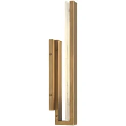 Possini Euro Design Possini Euro Cascadia 18"H Brass Piastra Glass LED Outdoor Wall Light -Possini Euro Design GUEST 4585784c a3ad 4bb2 9ad7 56f872cf5e8e